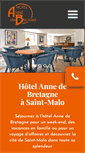 Mobile Screenshot of hotel-annedebretagne.com